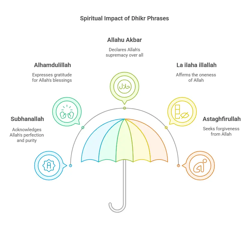 Common Daily Dhikr Phrases and Their Significance